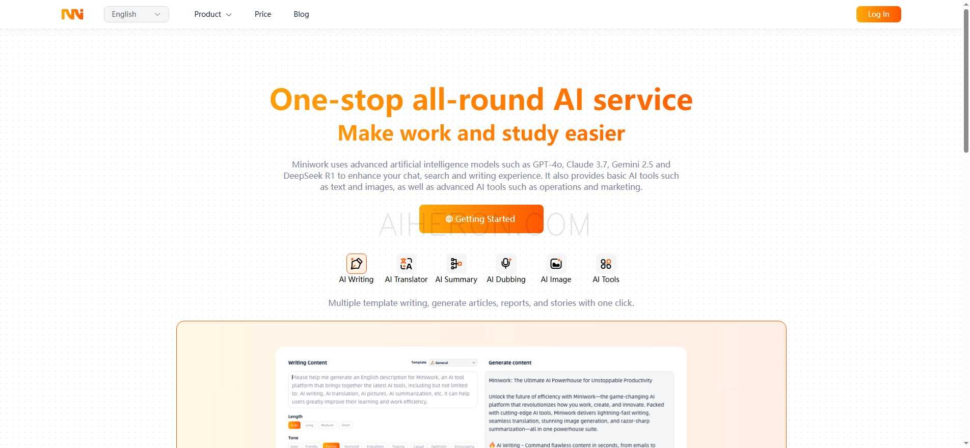MiniWork - AI Empowers Every Step