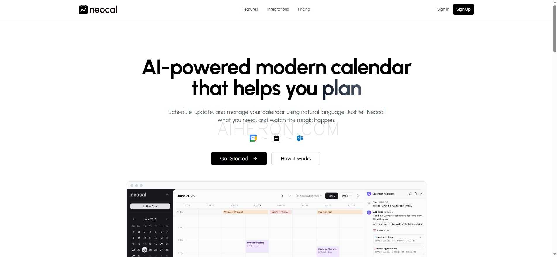 AI Calendar That Helps You Plan