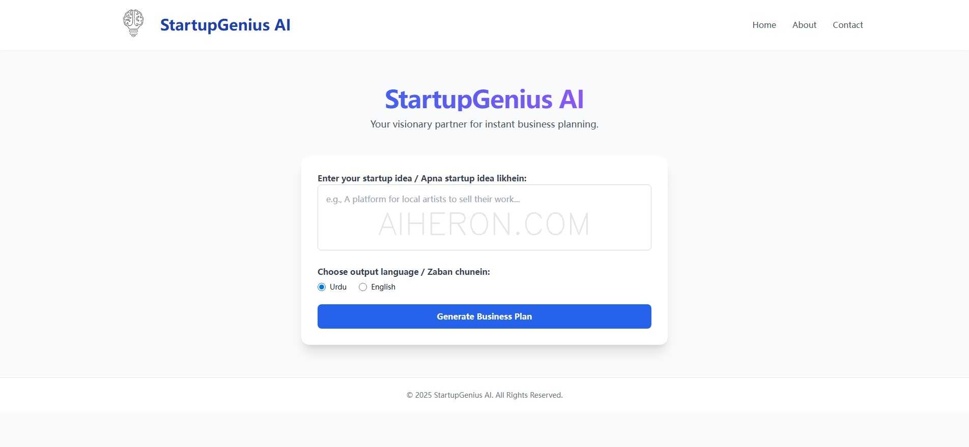 StartupGenius AI