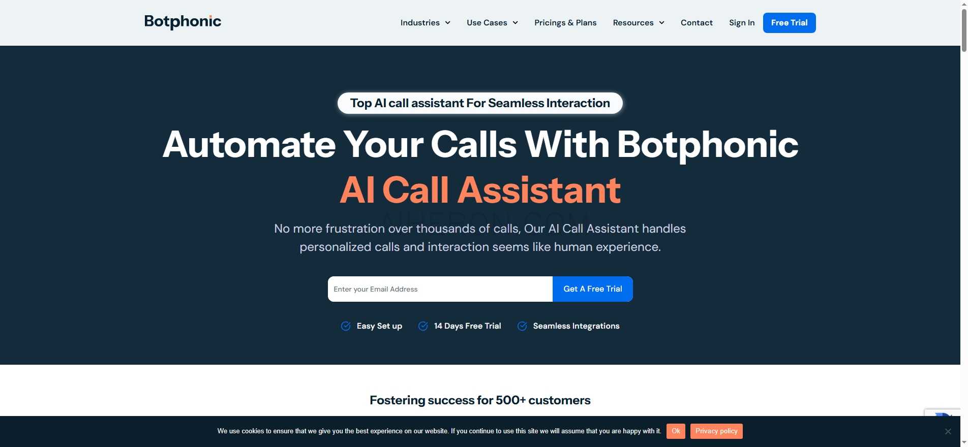 Botphonic AI Call Assistant
