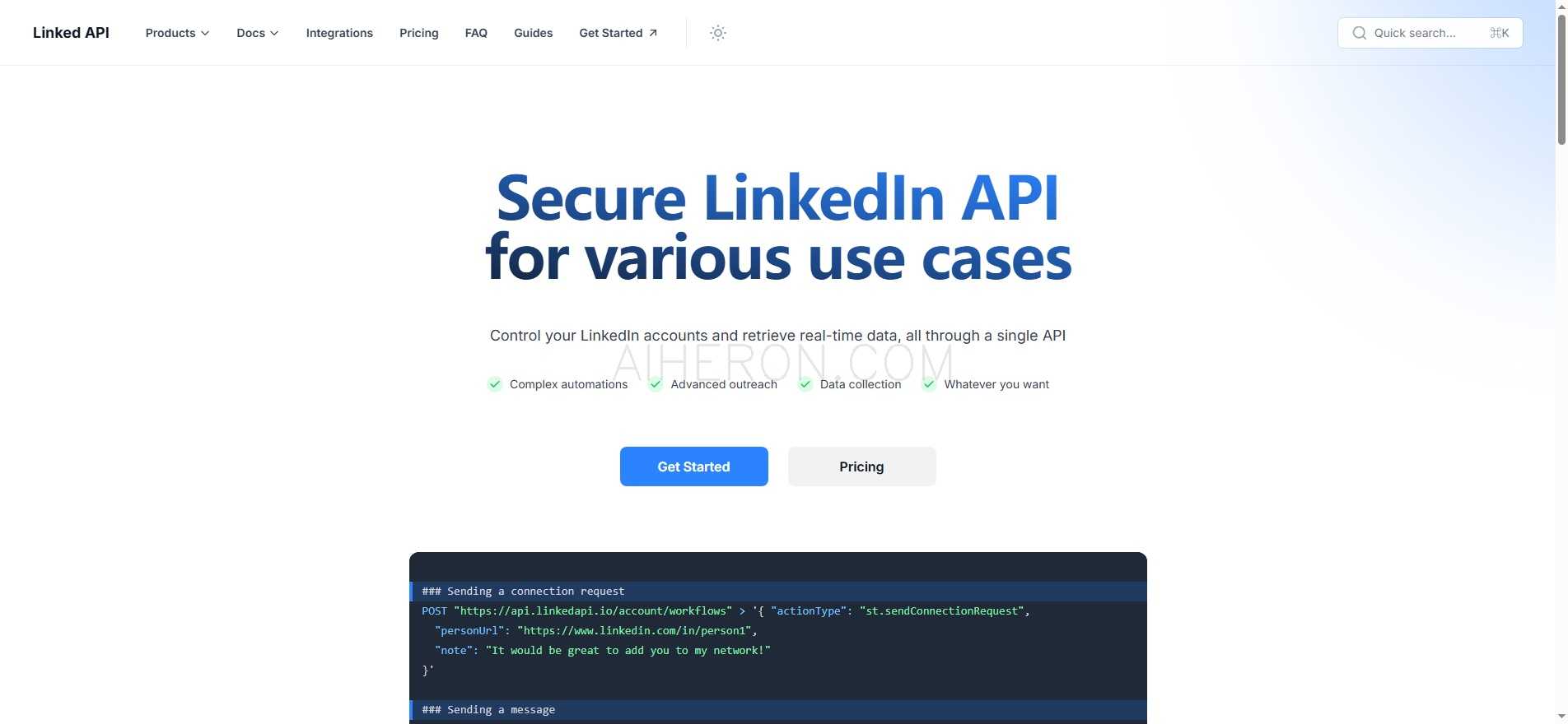 Linked API: Secure LinkedIn API for Various Use Cases