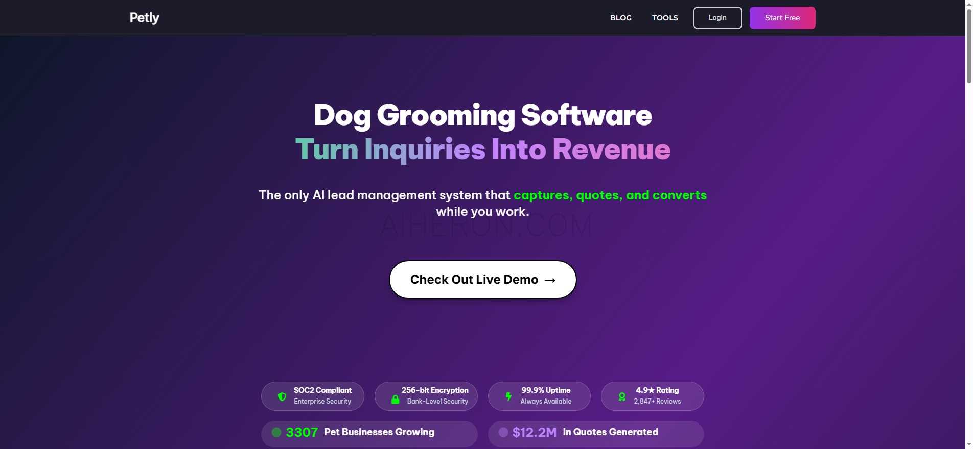 AI-powered software designed to help pet service businesses scale and manage clients effortlessly.