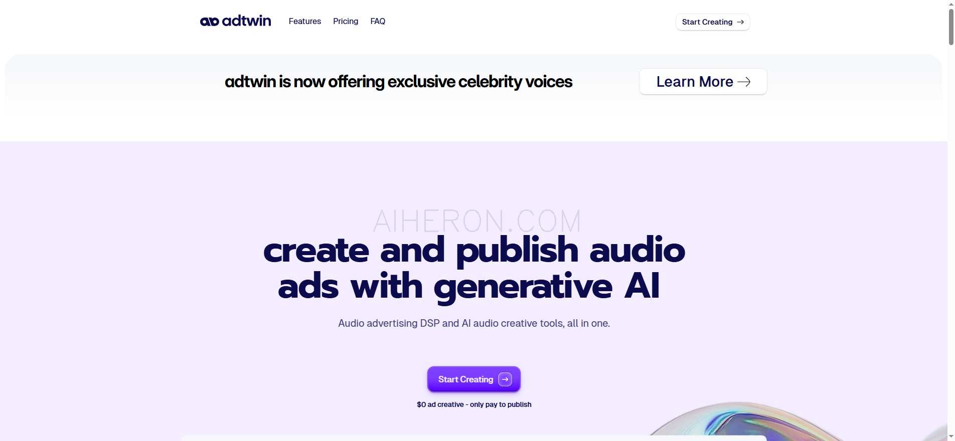 用AI生成高质量音频广告,一站式投放至全网音频渠道。