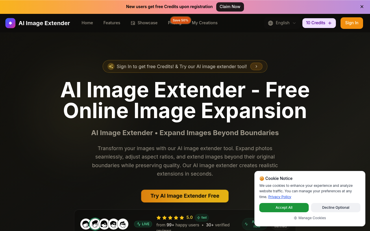 AI Image Extender: Uncrop & Expand Image Online for Free
