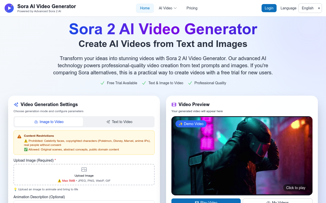 Sora 2 AI Video Generator | Best Sora Alternatives
