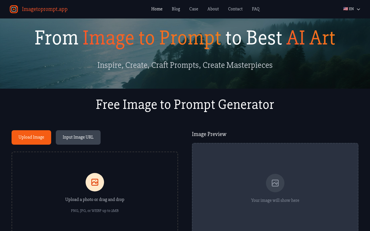 Image to Prompt Generator - Free AI Image Prompt Creator