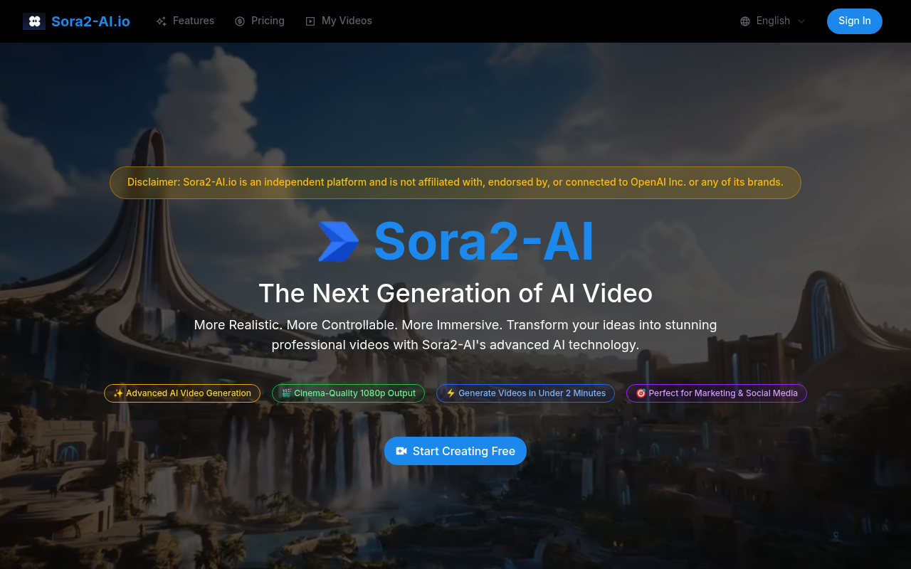 Sora2-AI.io - AI Video Generator