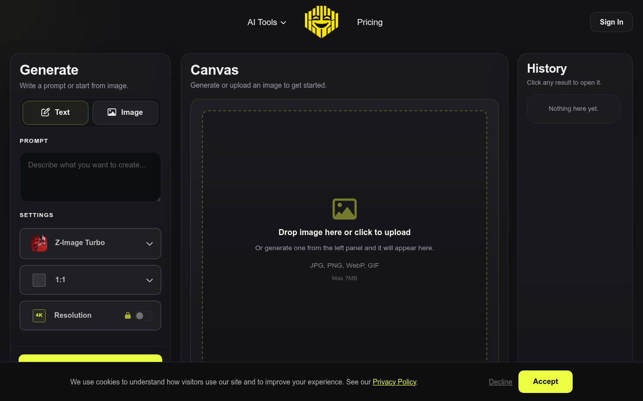 AI Studio — Generate, Edit & Transform Images Free