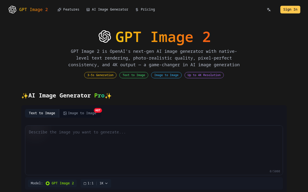 GPT Image 2 — OpenAI's Next-Gen AI Image Generator
