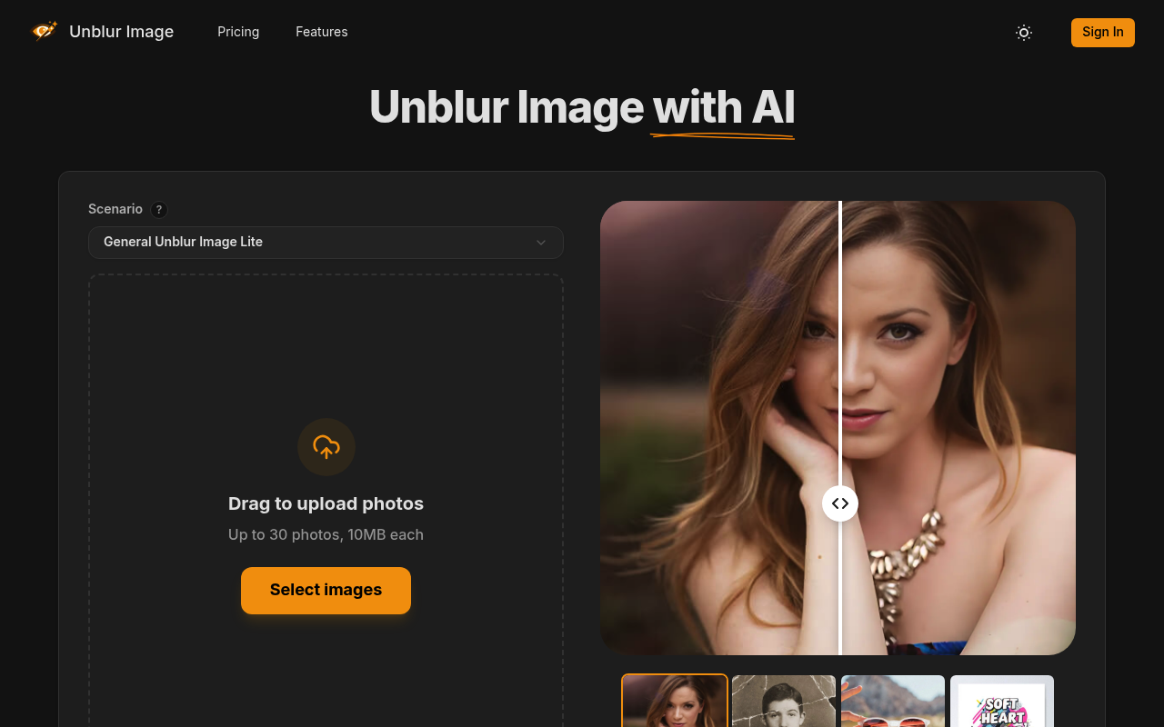 Unblur Image - Remove Blur From Images Online