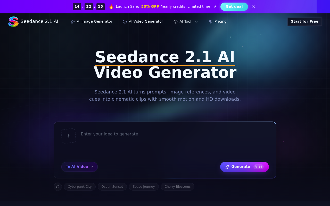 Seedance 2.1 AI Free: #1 AI Video Generator Online
