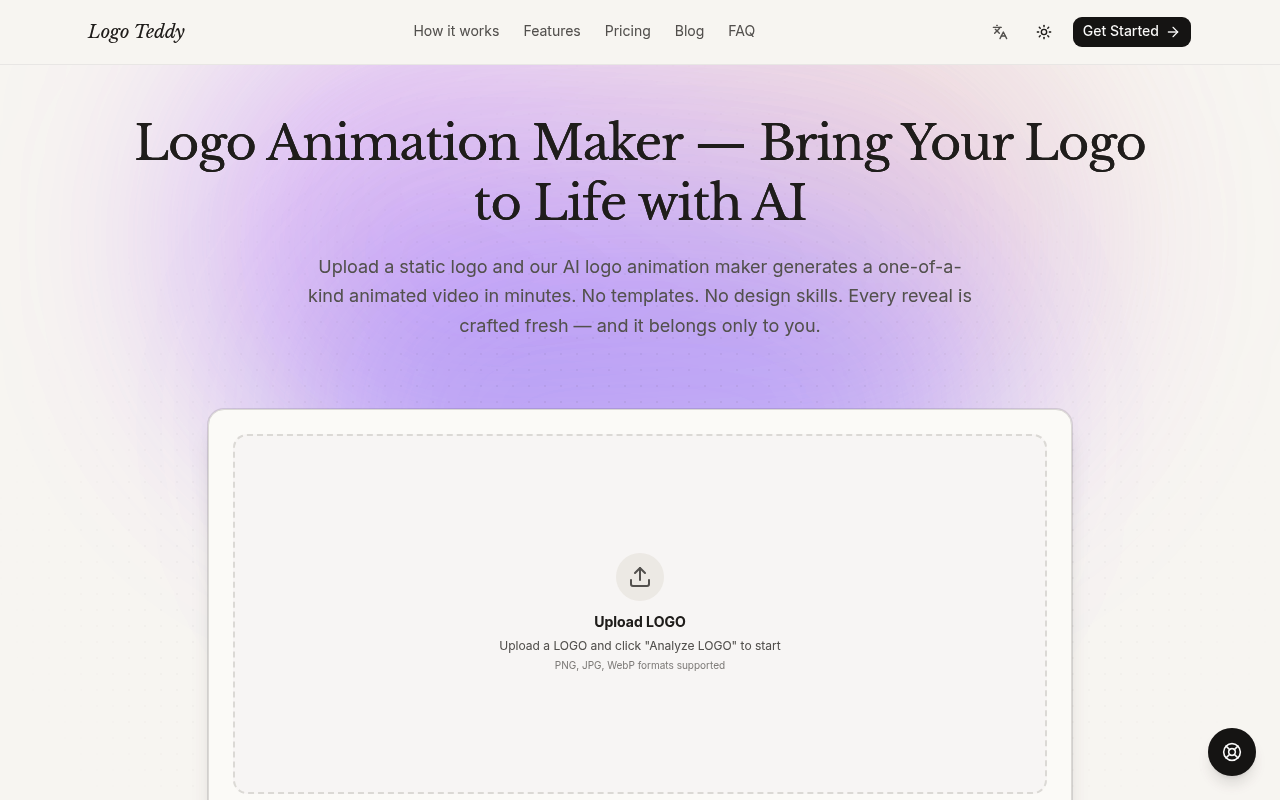 Logo Animation Maker — Animate Your Logo with AI | LogoTeddy