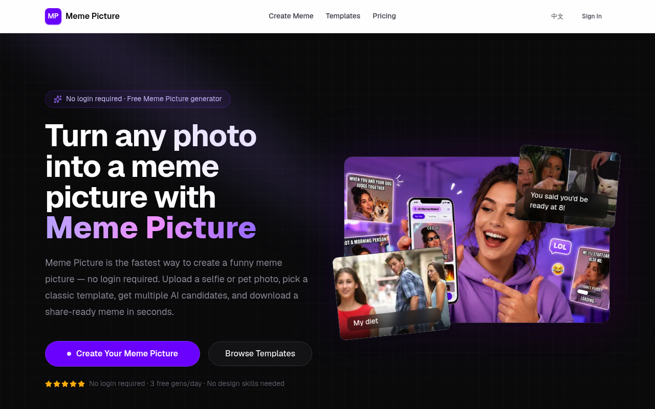 Meme Picture — Free AI Meme Generator