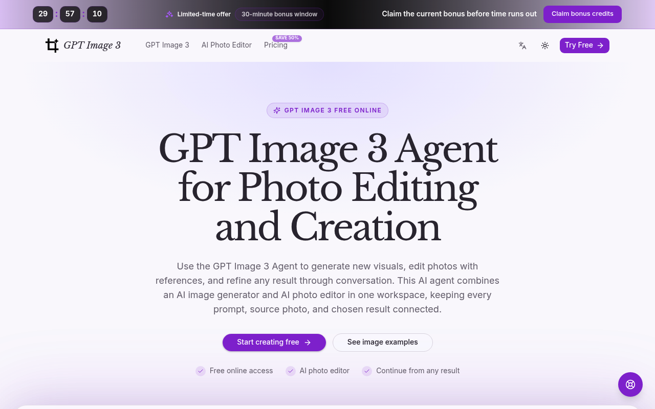 GPT Image 3 Free Online | AI Image Generator & Agent