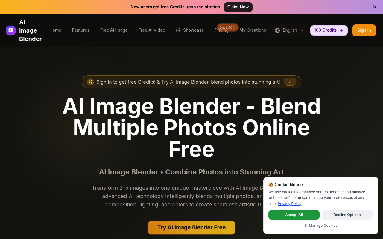 AI Image Blender: Combine Images into One